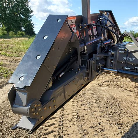 backhoe or skid steer for grading|skid steer grading blade.